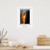 Yosemite's Natural Fire Herfst Poster (Keuken)