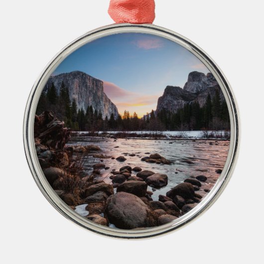 Yosemite's poorten van de vallei metalen ornament (Voorkant)