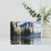 yosemitesnowcap briefkaart (Staand voorkant)