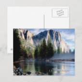 yosemitesnowcap briefkaart (Voorkant / Achterkant)