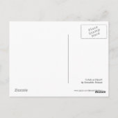 Yoshida bij Tōkaidō (door Hokusai) Briefkaart (Achterkant)