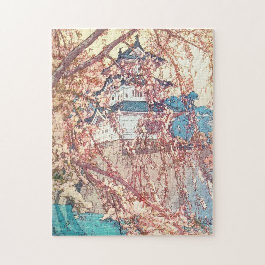 Yoshida Hiroshi Hirosaki Castle cherry tree Japan Legpuzzel (Verticaal)