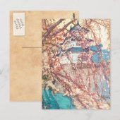 Yoshida Hiroshi Hirosaki Castle japan shin hanga Briefkaart (Voorkant / Achterkant)