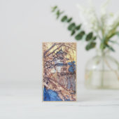 Yoshida Hiroshi Hirosaki Castle japan shin hanga Visitekaartje (Staand voorkant)