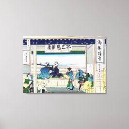 Yoshida op de Tokaido Canvas Afdruk