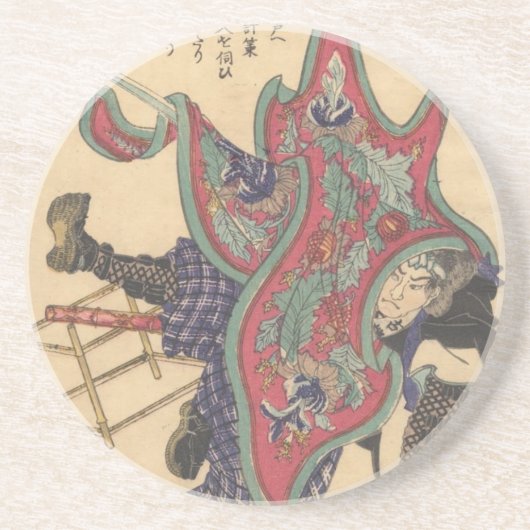 Yoshida Sawaemon Zandsteen Onderzetter (Voorkant)