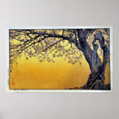 Yoshida Toshi Cherry Blossom Poster (Voorkant)