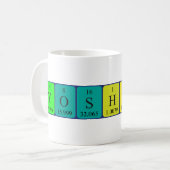 Yoshiko periodieke lijstnaam mok (Voorkant links)