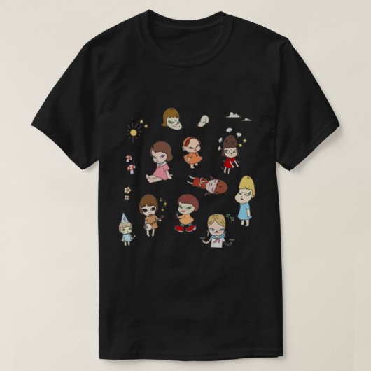 yoshitomo nara japanese verpakking t-shirt (Design voorkant)