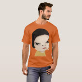Yoshitomo Nara retro T-shirt (Voorkant volledig)