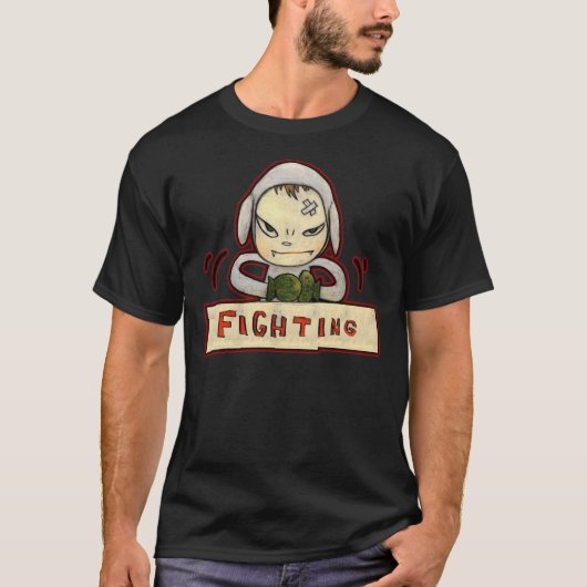 yoshitomo nara. Strijd! We zijn prikkers Essentiee T-shirt (Voorkant)