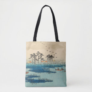 Yoshiwara, Japan:  Woodblock Print Tote Bag