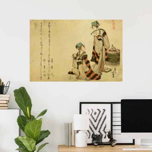 Yoshiwara Sparrow Poster (Thuiskantoor)