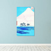 Yoshiwara Station 1855 Canvas Afdruk (Insitu (Houten vloer))