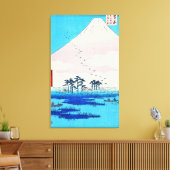 Yoshiwara Station 1855 Canvas Afdruk (Insitu (Woonkamer))