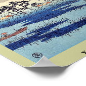 Yoshiwara van Ando, Hiroshige Ukiyoe Poster (Hoek)