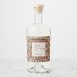 Yoskolo-Thanksgiving Likeurfles Etiket