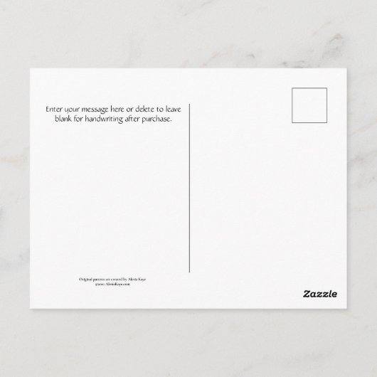 Yoskolo Vaderdag Briefkaart (Achterkant)