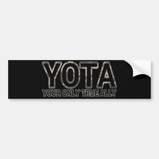 YOTA BUMPERSTICKER (Voorkant)