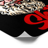 You Ain't Getting Santa Cool Baked Weed Joint Xmas Poster (Hoek)