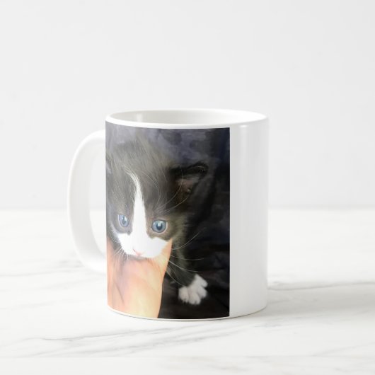 You amaze me! Kitten Coffee Mug Koffiemok (Voorkant links)