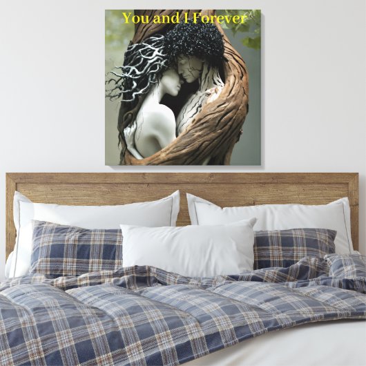 You and I Forever Canvas Afdruk (Insitu (Slaapkamer))
