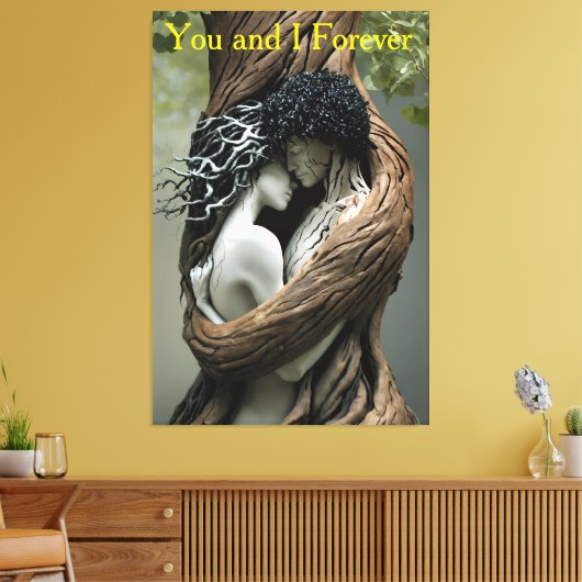 You and I Forever  Canvas Afdruk (Insitu (Woonkamer))