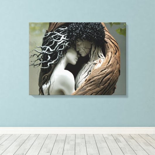 You and I Forever Canvas Afdruk (Insitu (Houten vloer))