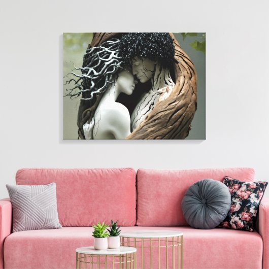 You and I Forever Canvas Afdruk (Insitu (Woonkamer))