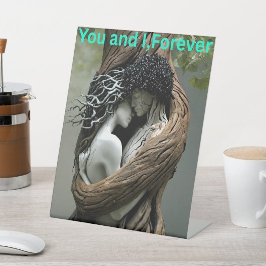 You and I Forever Reclamebord Met Voetstuk (Insitu)