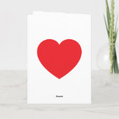 You and Me, and Cupid Personalized Folded Card Kaart (Achterkant)