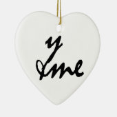 You and me keramisch ornament (Rechts)