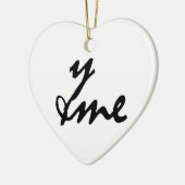 You and me keramisch ornament (Links)