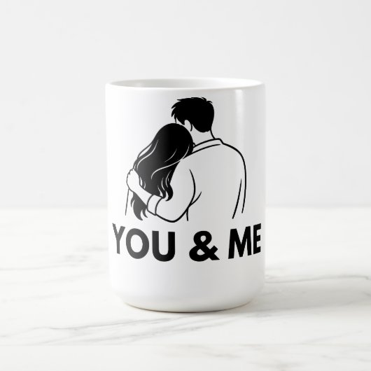 You And Me Minimal Couple Mug Koffiemok (Center)