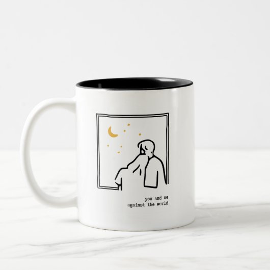 You and Me Tweekleurige Koffiemok (Links)