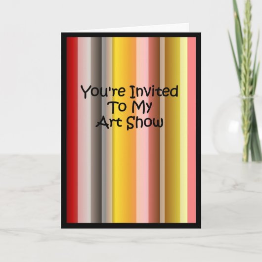 You' uitgenodigd voor mijn Show (Voorkant)