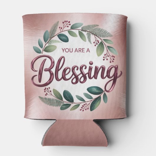 You Are A Blessing Can Cooler (Achterkant)