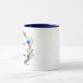 You Are A Blessing Mug - Navy Blue Ceramic Mok (Midden)