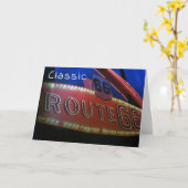 YOU ARE A CLASSIC-JUST LIKE RT. 66! HAPPY BIRTHDAY KAART (Gele Bloem)