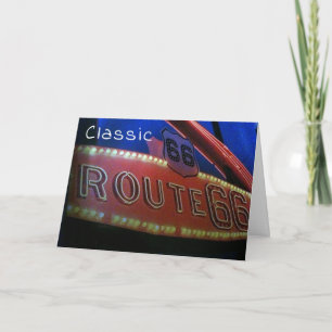 YOU ARE A CLASSIC-JUST LIKE RT. 66! HAPPY BIRTHDAY KAART