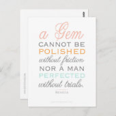 You Are A Gem Design beroemd gemaakt door Kelly Sc Briefkaart (Voorkant / Achterkant)