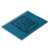 You are a story worth telling.  notitieboek (Linkerzijde)