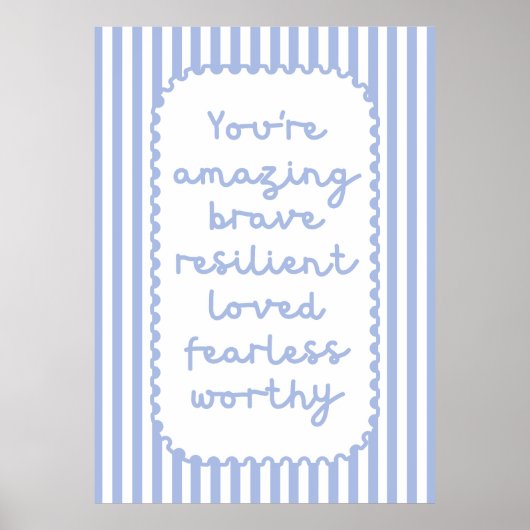 You Are Affirmaties Poster (Voorkant)