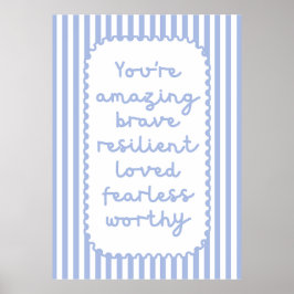 You Are Affirmations Poster