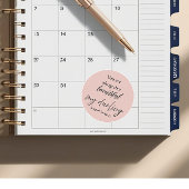 You Are Altogether Beautiful My Darling Christian Ronde Sticker