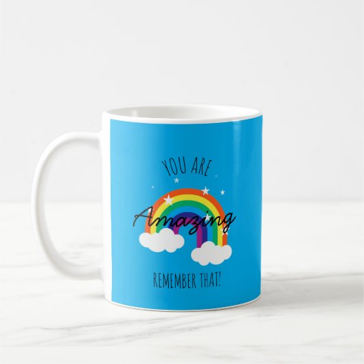You Are Amazing - Baby Blue Mug Koffiemok (Links)