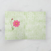 You Are Amazing! Green Floral Garden Encouragement Kaart (Binnen)