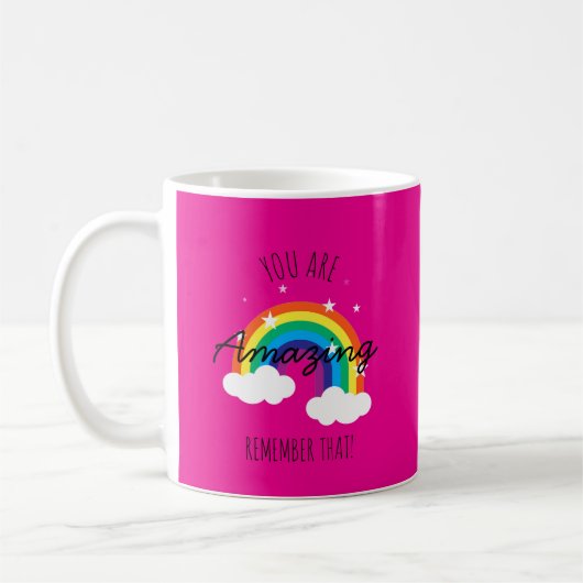 You Are Amazing - Hot Pink Mug Koffiemok (Links)