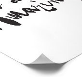 You are amazing Minimalist Motivational Inspired Poster (Hoek)