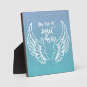 You are an Angel in my Life Quote Fotoplaat (Voorkant)